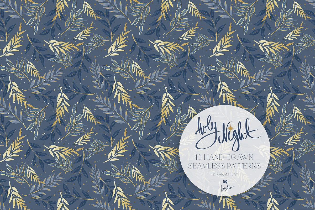 Nativity Christmas Family Patterns, a Pattern Graphic by KaramfilaS (Photo 8 of 14)