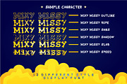 Mixy Missy - 12 Styles Display Font, a Sans Serif Font by PutraCetol Studio (Thumbnail 3 of 17)