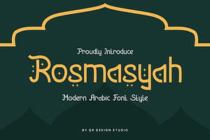 Rosmasyah - Arabic Font, a Handwritten Font by QR Design Studio