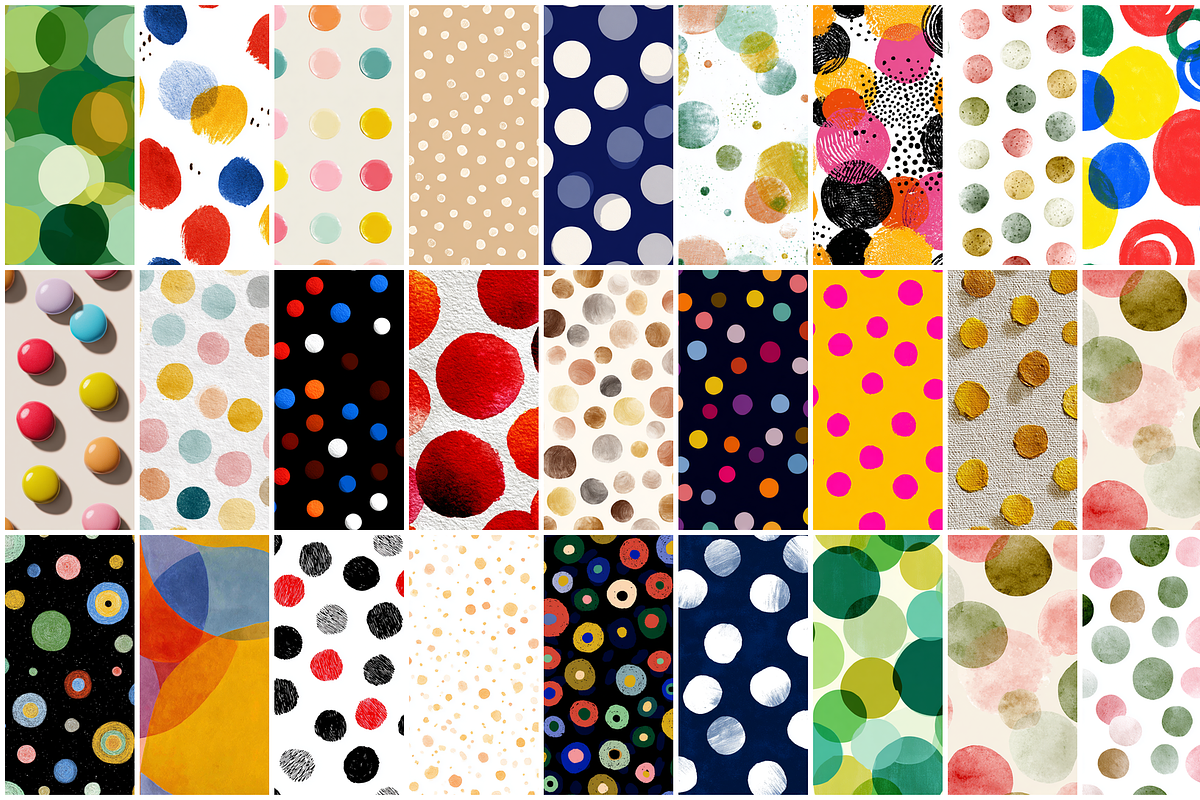 160 Polka Dots Seamless Patterns, a Pattern Graphic by mkStudioLab (Photo 3 of 7)