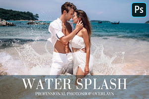 Water Splash Overlays Photoshop