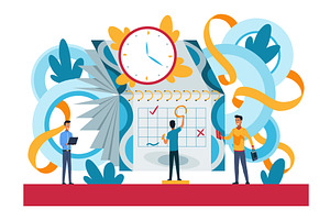 People planning concept, a Person Illustration by Things for designers
