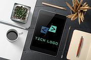 Tech Modern Business Logo Template, a Branding & Logo Template by Premium Digital Templates (Thumbnail 3 of 3)