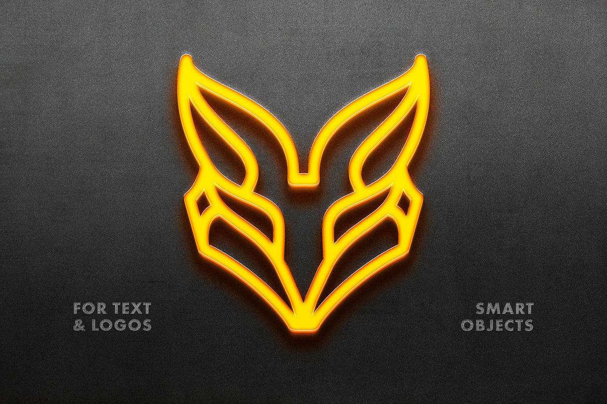Yellow Logo Mockup, a Mockup by Design Squad