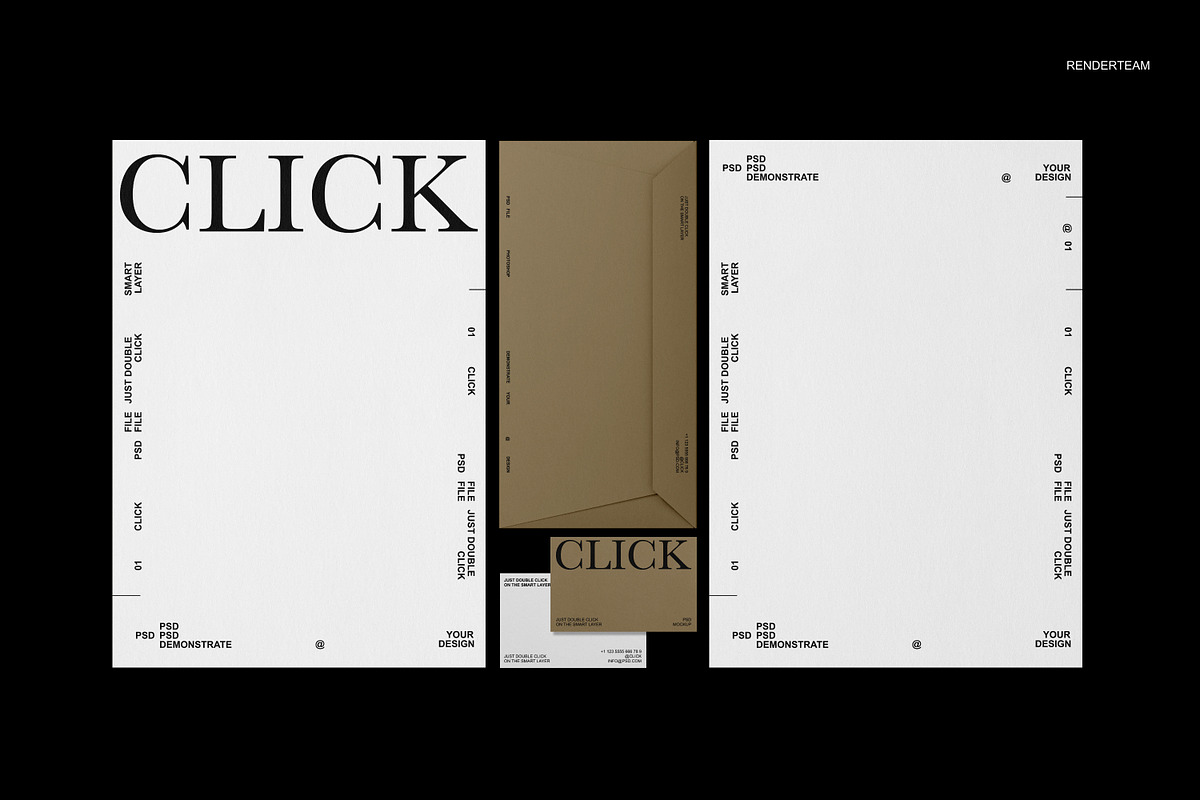 Brand Identity Mockup Set, a Books & Magazine Mockup by Renderteam (Photo 10 of 10)