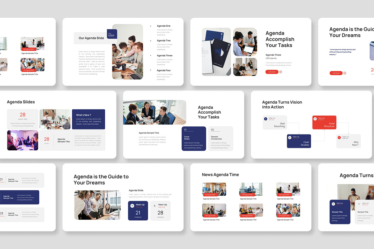 Business Agenda PowerPoint, a Presentation Template by Premast (Photo 3 of 4)