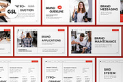 Company Brand Guideline Google Slide, a Presentation Template by graphicook (Thumbnail 1 of 8)