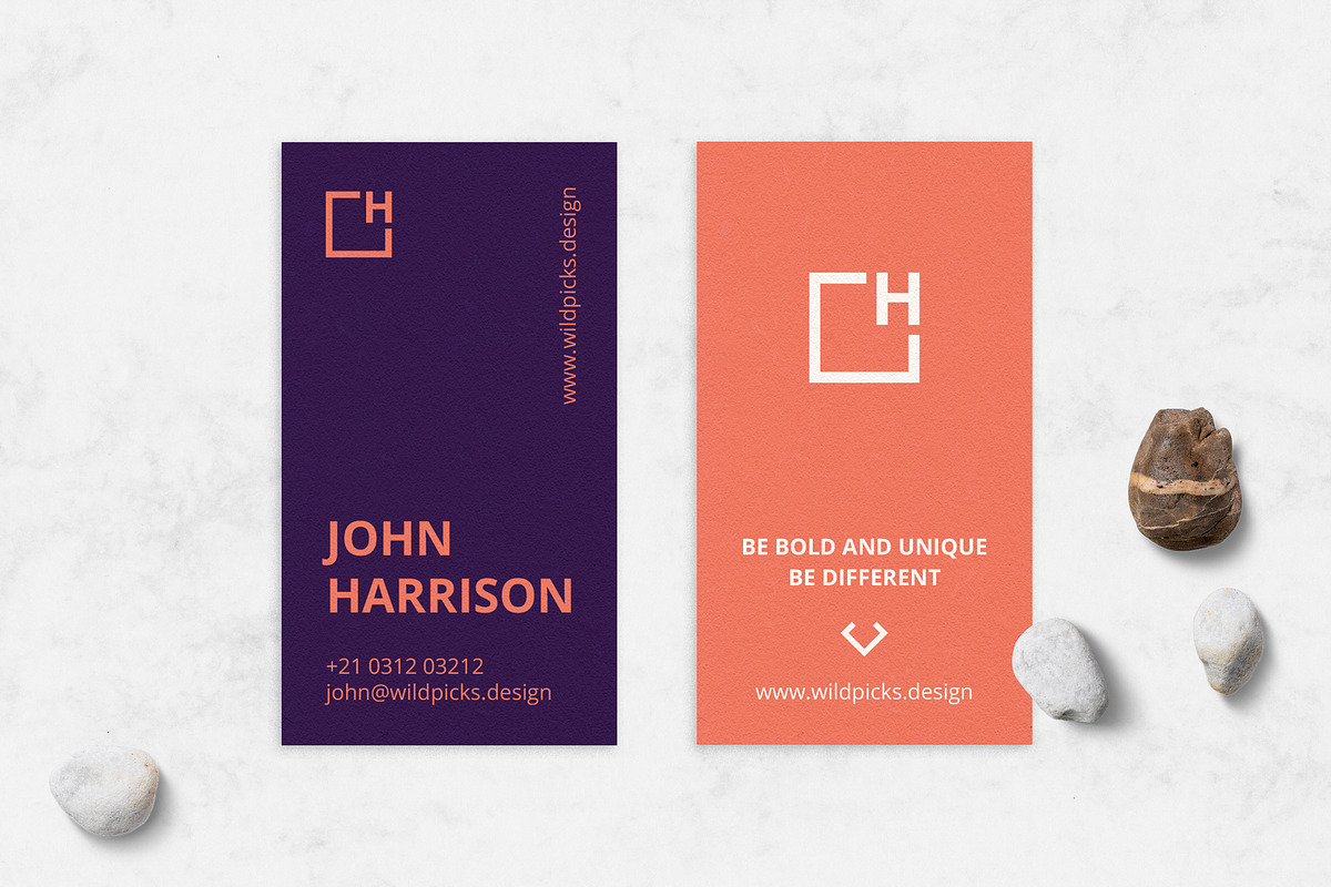 Business Card Template, a Business Card Template by Wild Ones