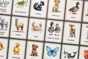 Animals Montessori Cards Bundle, an Education Illustration by Pix Cafe (Thumbnail 5 of 12)