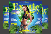 Summer Party Flyer Template, a Flyer Template by Hotpin (Thumbnail 1 of 2)