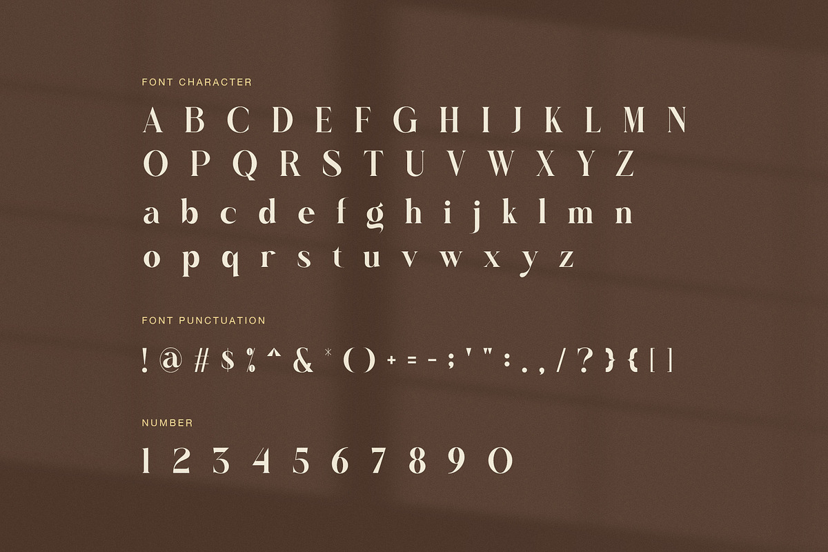 Random Elegant Serif Font, a Serif Font by Graphicxell (Photo 7 of 8)