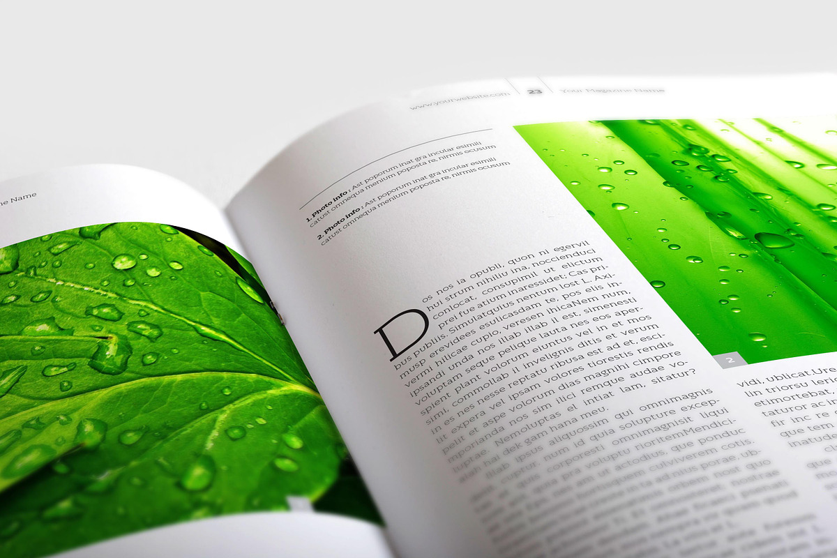 A5 Portrait Template (V.02), a Magazine Template by Shafura (Photo 4 of 6)