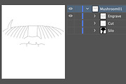 Mushroom Layered SVG Pack, a Graphic by Relic Images (Thumbnail 7 of 7)
