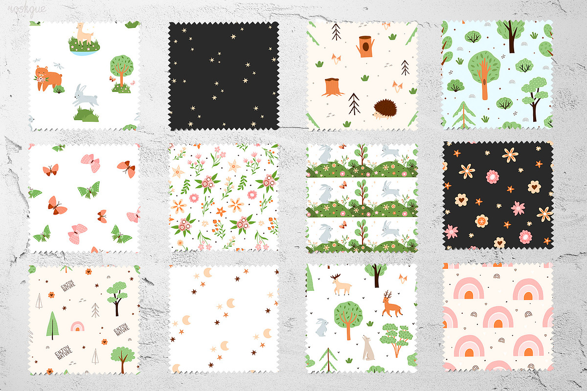 Woodland - cute collection, an Animal Illustration by roskque (Photo 10 of 11)