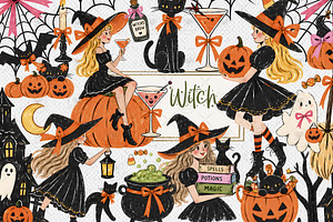 Halloween Witch Clipart