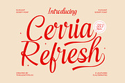 Cerria Refresh Elegant Script Font, a Script Font by timelesstype.co (Thumbnail 1 of 20)
