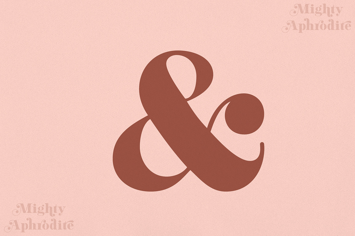 Mighty Aphrodite // A Classy Serif, a Serif Font by Megs Lang (Photo 13 of 22)