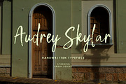 Audrey Skylar, a Handwritten Font by Xelo Graph (Thumbnail 1 of 7)