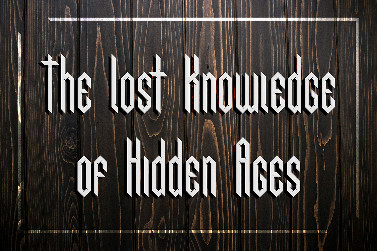 Eldravik — Runic Gothic Font, a Blackletter Font by Wolgard (Photo 12 of 14)
