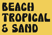 Tropicoz Allcaps Handrawn Font, a Sans Serif Font by Maulana Creative (Thumbnail 2 of 7)