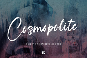 Cosmopolite Font, a Script Font by Ivan Rosenberg