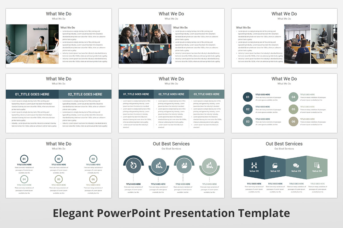 Elegant PowerPoint Template, a Presentation Template by GraphicStan (Photo 10 of 21)