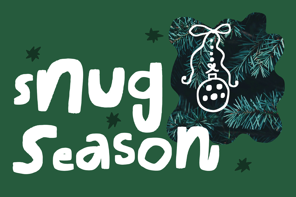 HOLLY JOLLY FONT & 97 ILLUSTRATIONS, a Handwritten Font by Favete Art (Photo 7 of 24)
