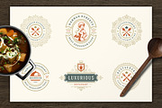 Restaurant Logos & Badges Bundle, a Branding & Logo Template by Vasya Kobelev (Thumbnail 41 of 54)