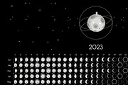 Moon Calendar 2023 Classic, a Stationery Template by land art (Thumbnail 4 of 9)