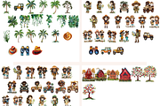 Animal Quilled Paper Clipart Bundle, an Animal Illustration by PrintablesByFranklyn (Thumbnail 9 of 10)