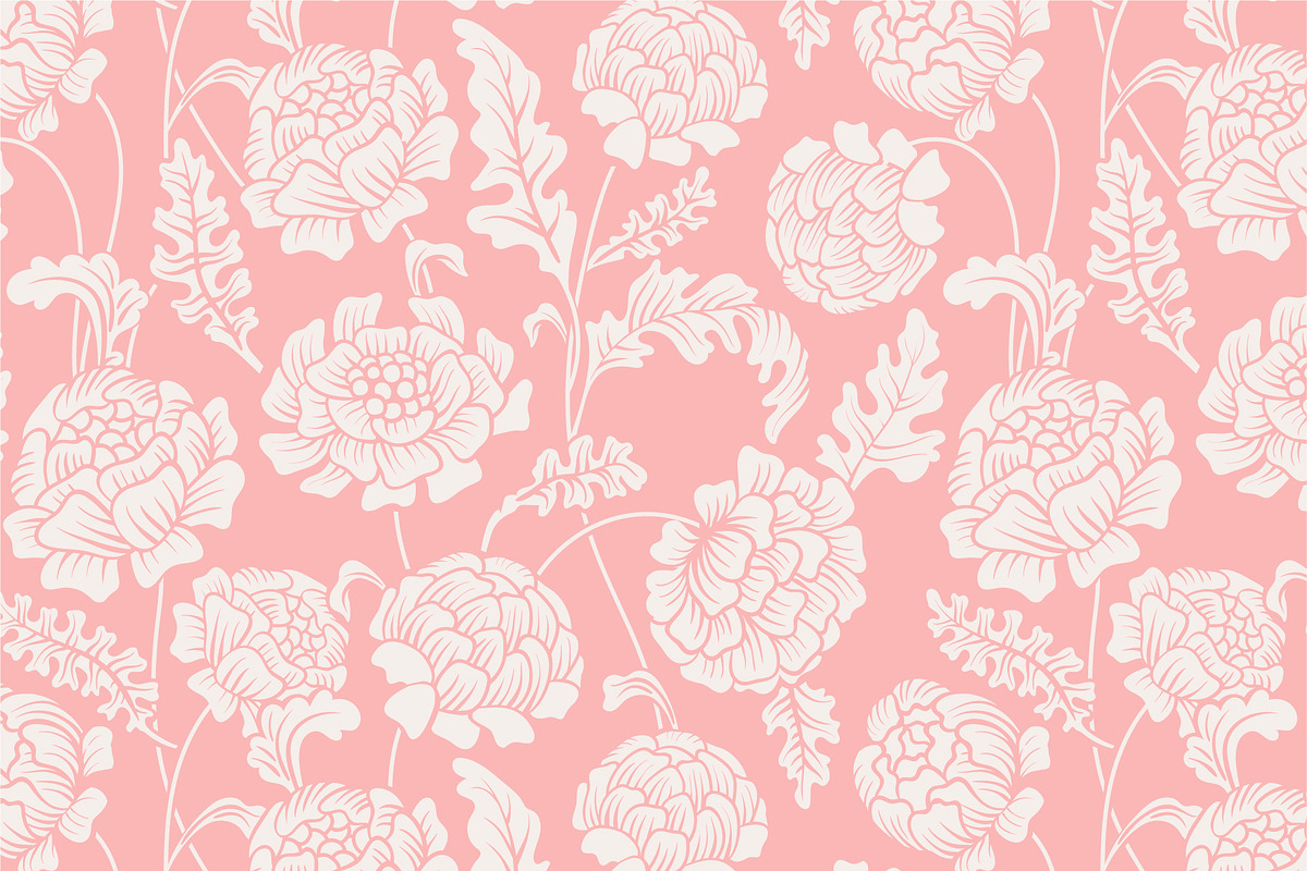 Fantasy Flowers. 2 Seamless pattern, a Pattern Graphic by Sunny_Lion (Photo 2 of 2)
