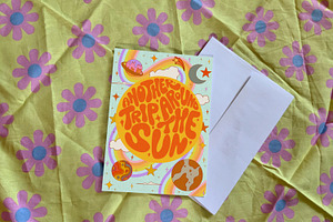 Retro Birthday Card Design Bundle