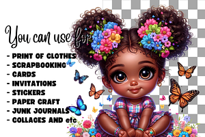 Little Baby Girls, Black Girl Png