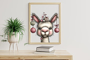 Whimsical Christmas Animal Clipart, an Illustration by Libby Wishes (Thumbnail 6 of 7)