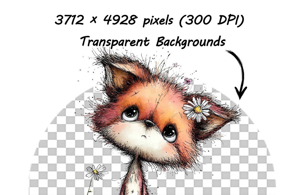 Whimsical Peeking Girl Clipart, an Illustration by one-touch (Photo 10 of 12)