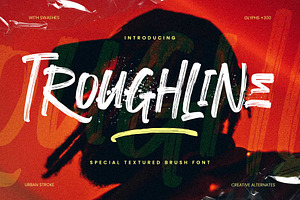 Troughline - Freestyle Brush Font