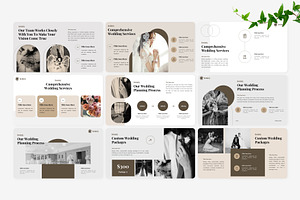 Elegant Wedding Planner Presentation