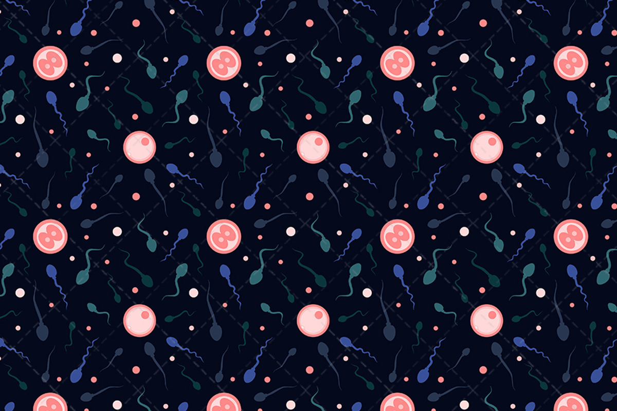 Seamless vagina,penis,sperm Pattern, a Pattern Graphic by Dreamline Desings (Photo 3 of 11)