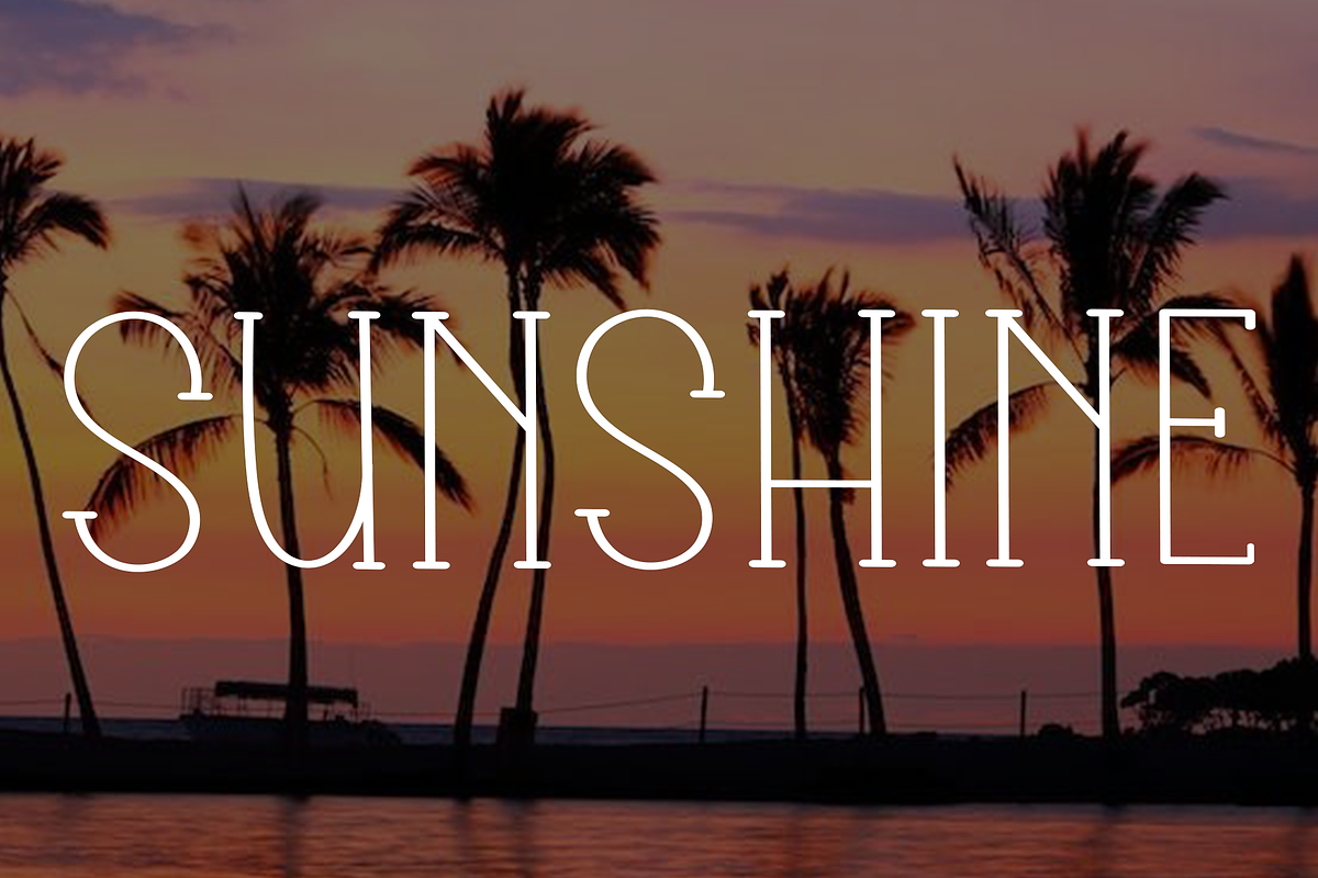 Beach Sunlight, a Sans Serif Font by InermediaSTUDIO (Photo 7 of 7)
