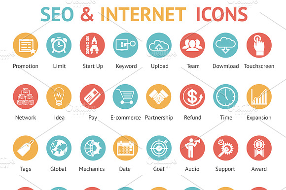 Seo And Internet Icons