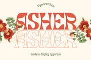 Asher | Modern Display Typeface, a Sans Serif Font by Typoraith Co (Thumbnail 9 of 9)