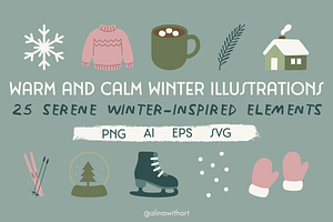 Warm & Calm Winter Illustrations