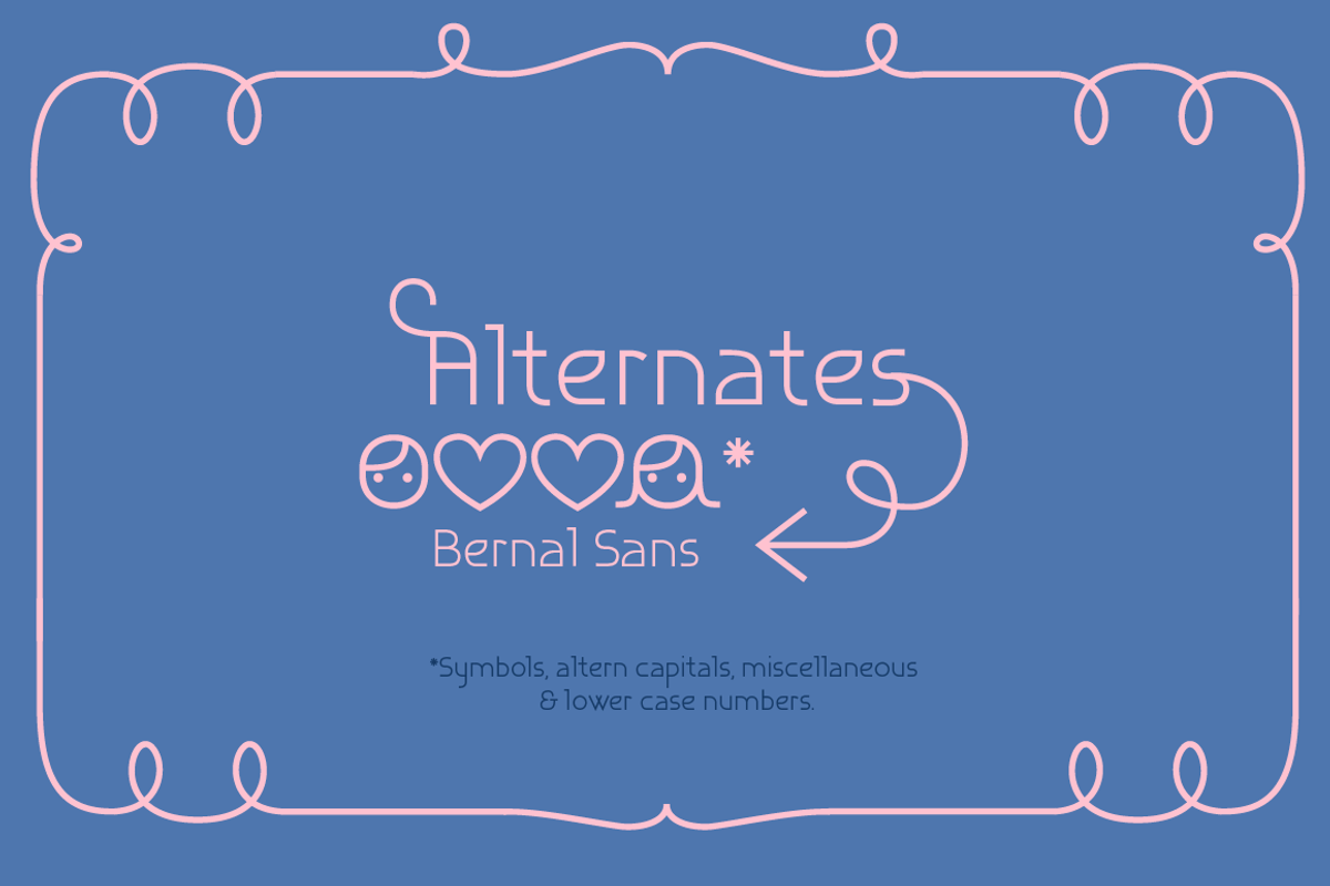 Bernal Sans preview 2