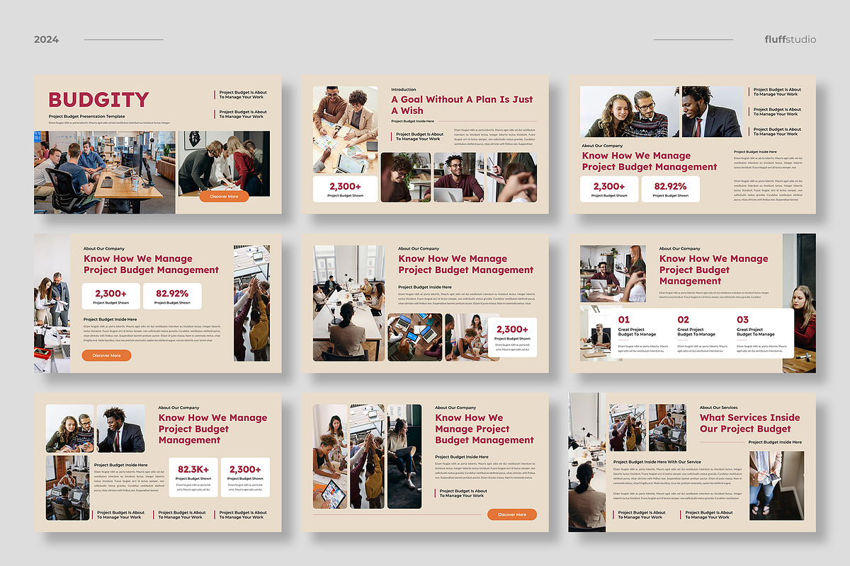 Project Budget Finance Powerpoint, a Presentation Template by fluffstudio (Photo 2 of 4)