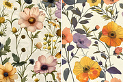Wildflower Garden Seamless Pattern, a Pattern Graphic by UniqueMe (Thumbnail 14 of 14)