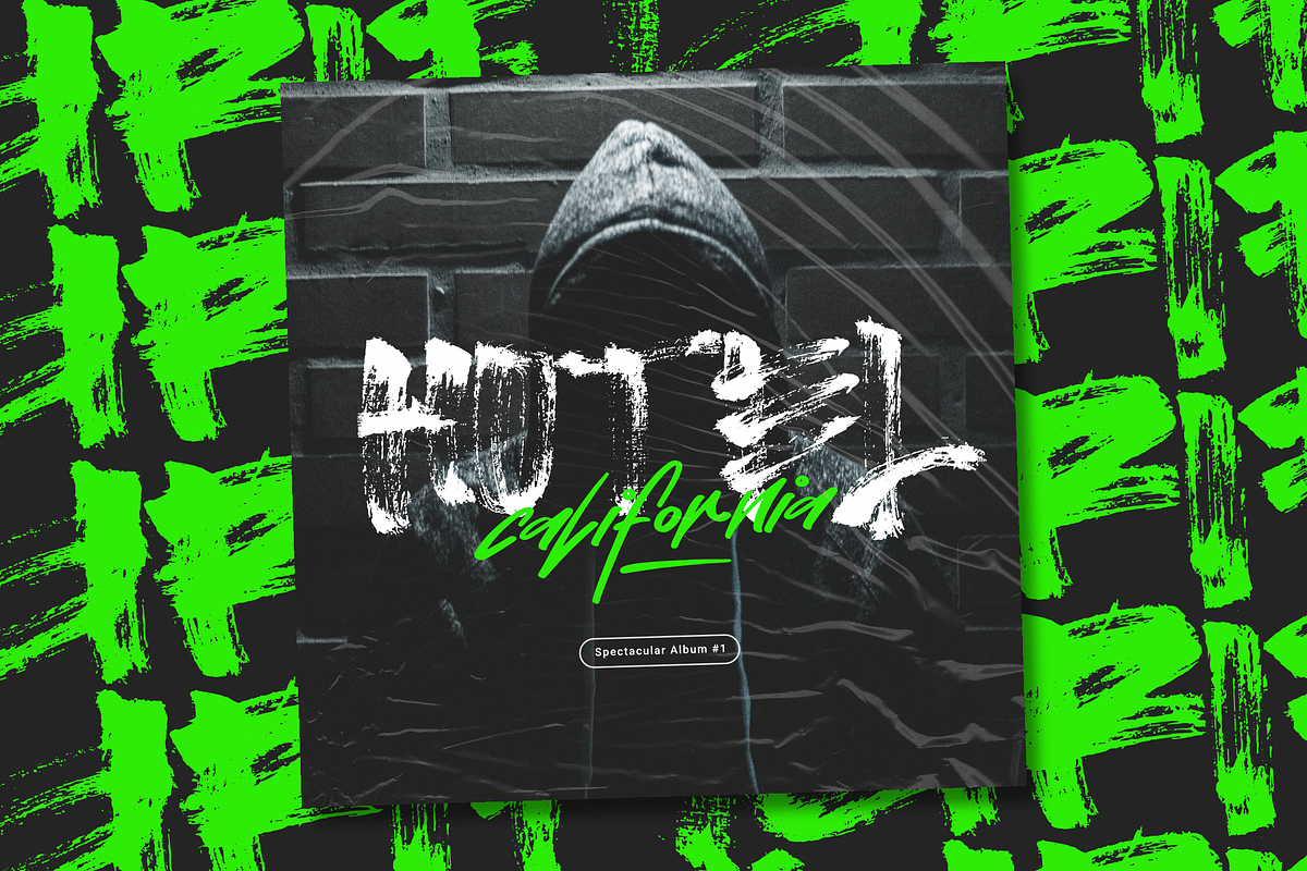 Drift | Experimental Brush Font, a Handwritten Font by Ardana Creative (Photo 6 of 13)
