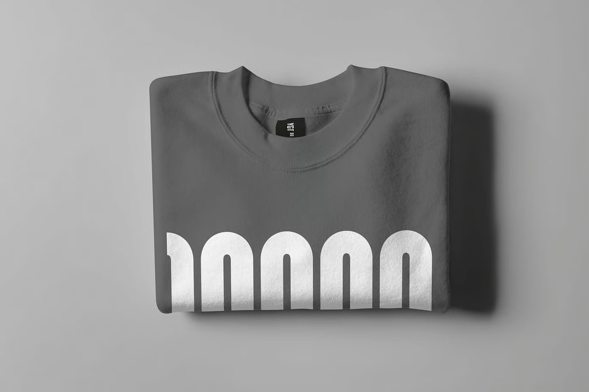 Crewneck Sweater Mock-up, a Shirt Mockup by zippypixelstudio (Photo 2 of 7)