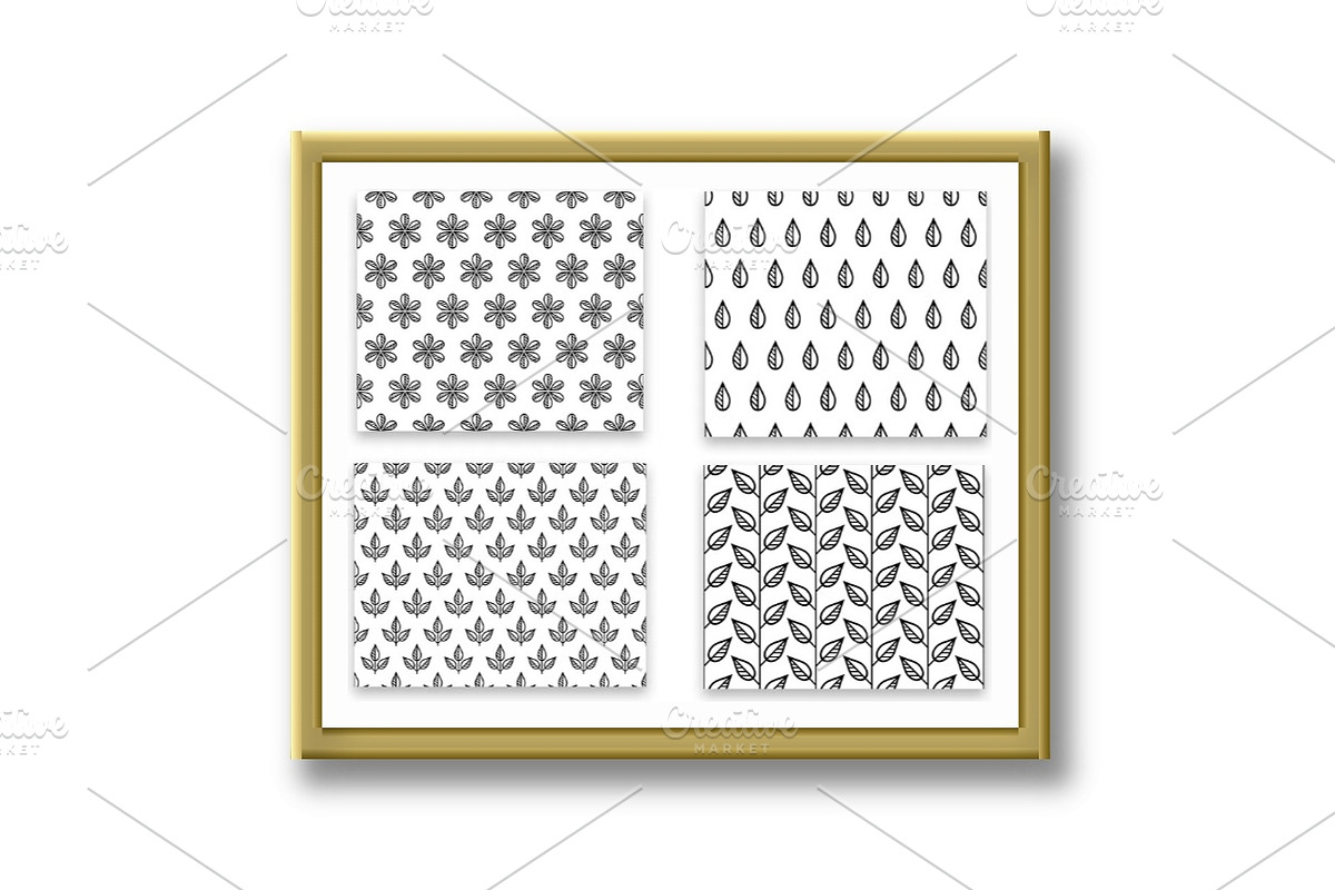 Set of floral patterns, a Pattern Graphic by RODINA (Photo 3 of 4)