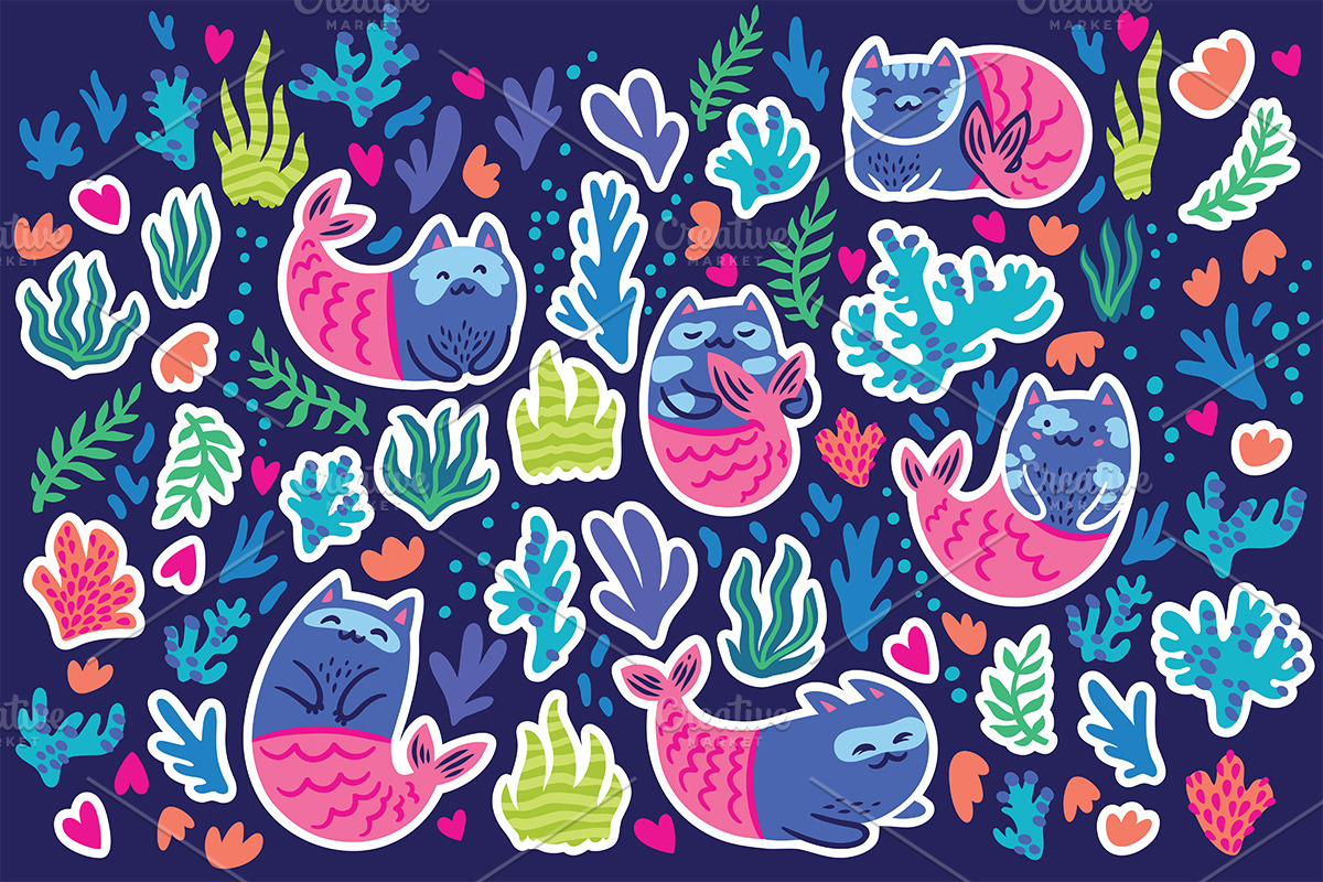 Big Sticker Bundle #2, an Animal Illustration by PenguinHouse (Photo 11 of 16)