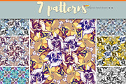 Hand drawn seamless pattern, a Pattern Graphic by Allween (Thumbnail 4 of 8)